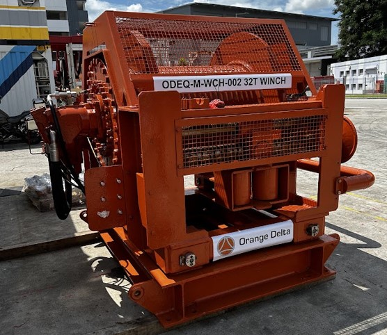 32T_winch_Orange_Delta_Offshore_Equipment_Singapore